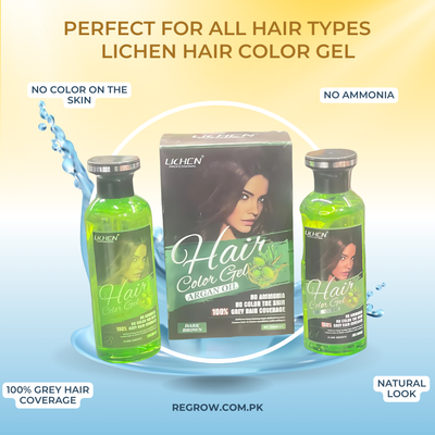 Instant Color, Instant Confidence with lichen hair color gel
