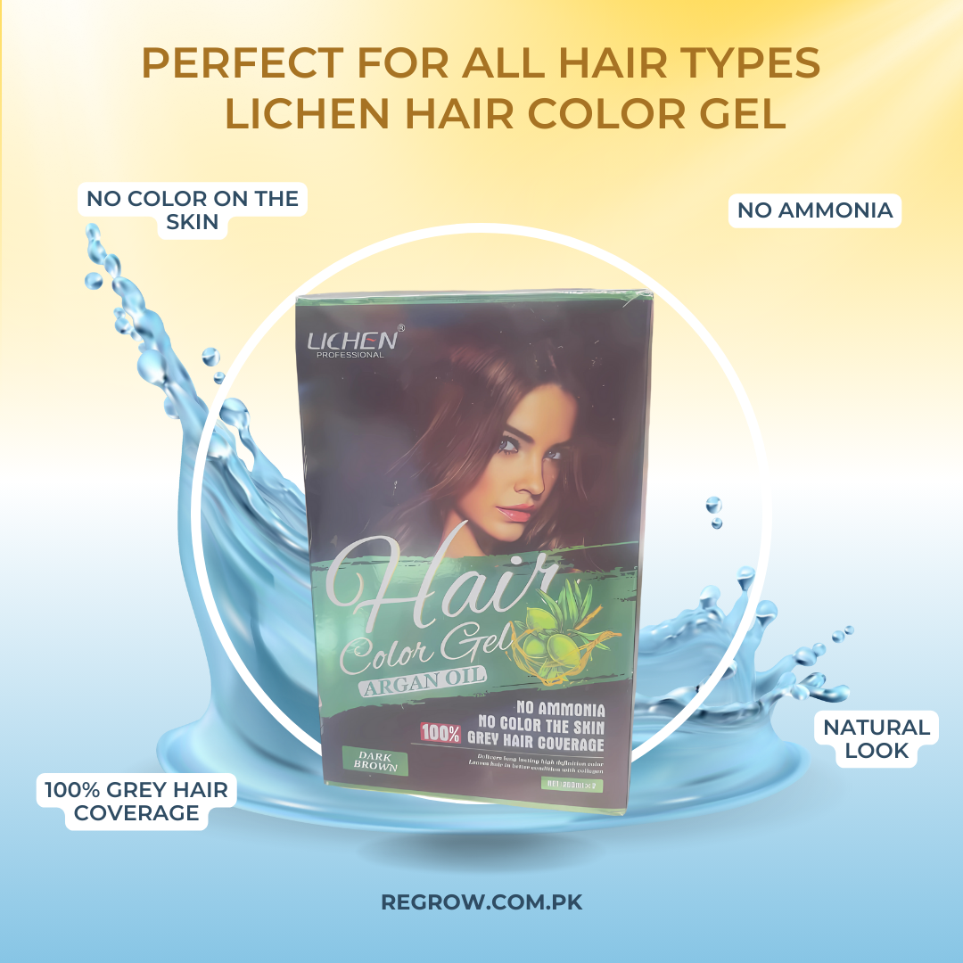 Instant Color, Instant Confidence with lichen hair color gel