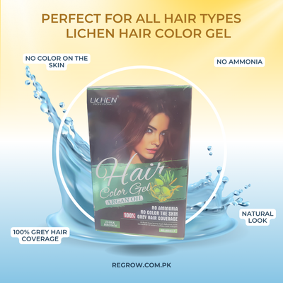 Instant Color, Instant Confidence with lichen hair color gel